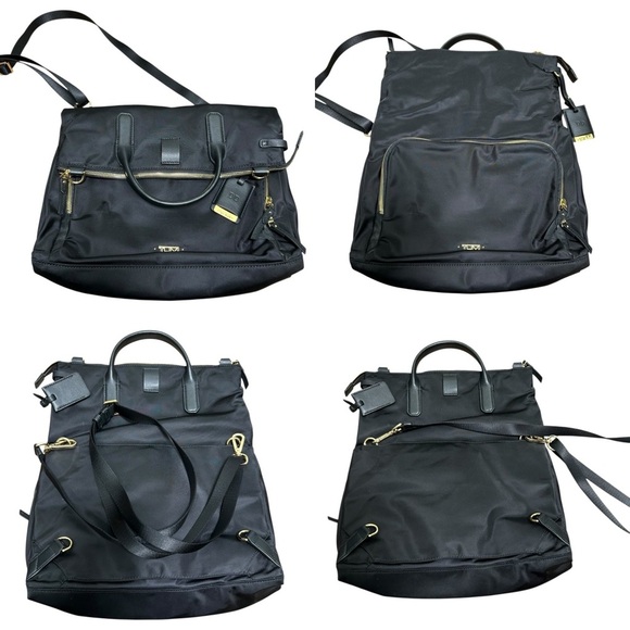 Tumi Voyaguer Jackie convertible nylon backpack crossbody bag travel carryon